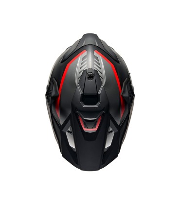 Casco Nexx Y.Travl Quest nero rosso opaco