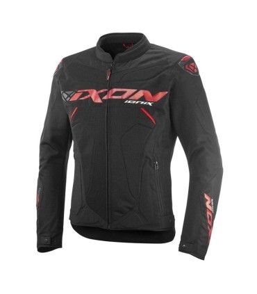 Giacca moto Ixon Ionix nero rosso