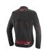 Veste moto Ixon Ionix noir rouge