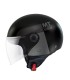 Mt Helmets Street S Inboard D2 nero opaco