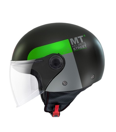 Mt Helmets Street S Inboard D6 grigio opaco