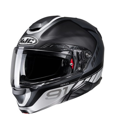 Casco apribile moto Hjc Rpha 91 Rafino grigio