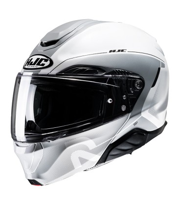 Casco apribile moto Hjc Rpha 91 Combust bianco