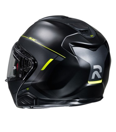 Motorrad helm Hjc Rpha 91 Combust gelb