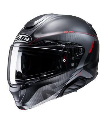 Casque modulaire Hjc Rpha 91 Combust rouge