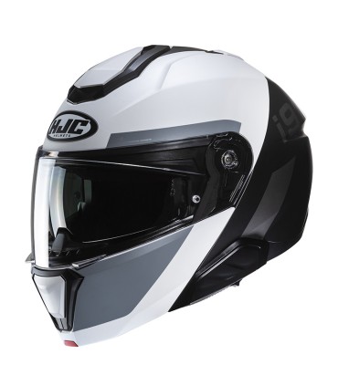 Casque modulaire Hjc I91 Bina gris