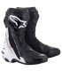 Bottes moto Alpinestars Supertech R noir blanc