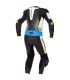 Leather suit Kangaroo Spyke Aragon race black blue