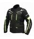 Giacca moto Spyke Compass Dry tecno nero giallo