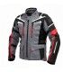 Giacca moto Spyke Compass Dry tecno grigio rosso