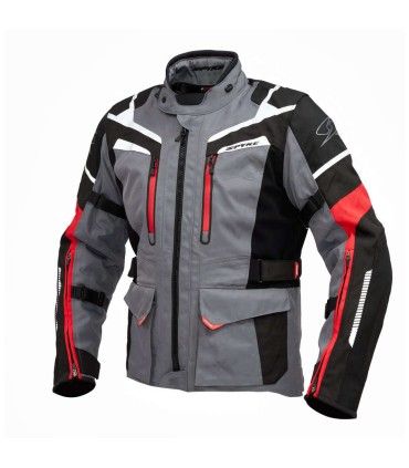 Giacca moto Spyke Compass Dry tecno black red