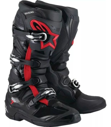 Alpinestars Tech 7 Boot noir rouge