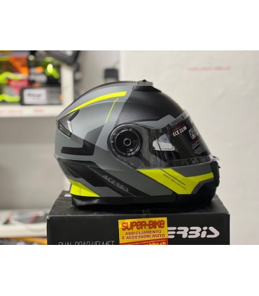 Acerbis Serel flip up helmet black yellow