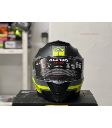 Casco Acerbis Serel nero giallo