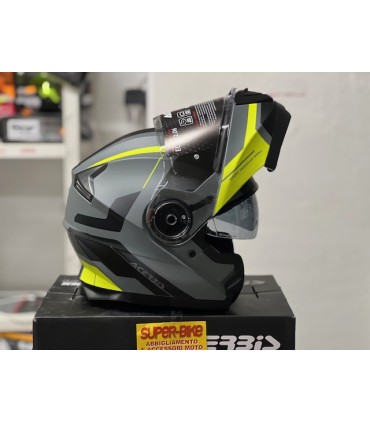 Acerbis Serel flip up helmet black yellow