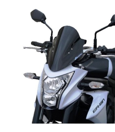 BULLSTER parabrezza Kawasaki ER-6N 650 (2012-16) nero