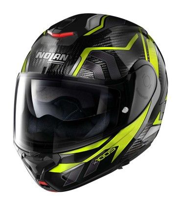 Casco Nolan X-1005 Sandglass Carbon giallo