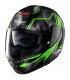 Casco Nolan X-1005 Sandglas Carbon verde