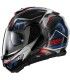 Casco Nolan X-1005 Sandglas Carbon blu rosso