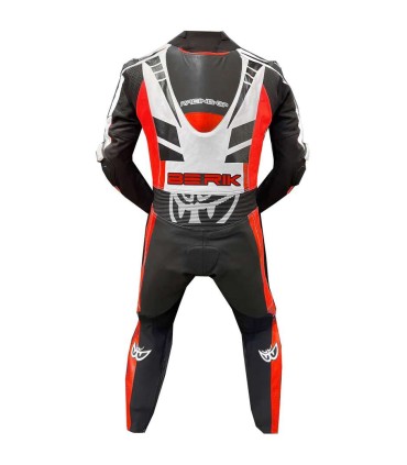 Berik LS1 2.0 white red leather suit