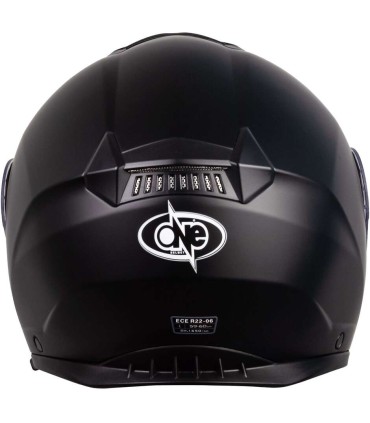 Casco moto modulare One Urban nero opaco