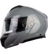 Casque moto modulaire One Urban gris nardo