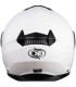 Casque moto modulaire One Urban blanc