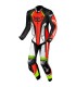 Berik Kangaroo mix black red leather suit