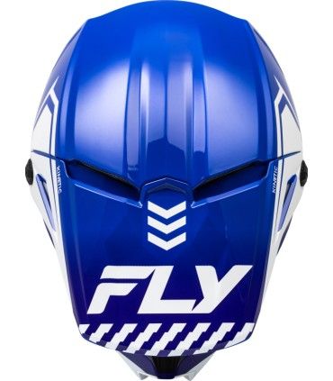 Casco motocross Fly Racing Kinetic Menace blu