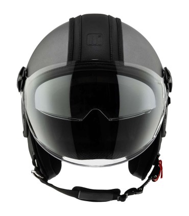 Casco jet Motocubo Top Cube grigio