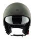 Casque Jet Motocubo Beetle vert army