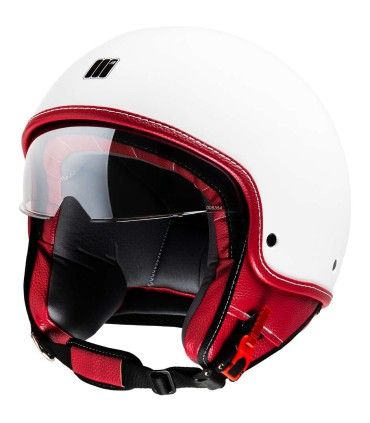 Helm Jet Motocubo Beetle weiss