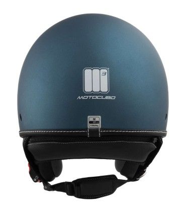 Helm Jet Motocubo Beetle blau matt