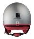 Casco Jet Motocubo Beetle titanio opaco