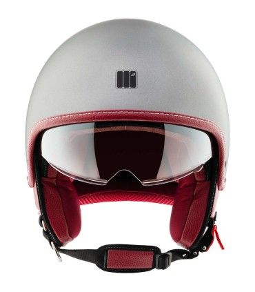 Casco Jet Motocubo Beetle titanio opaco