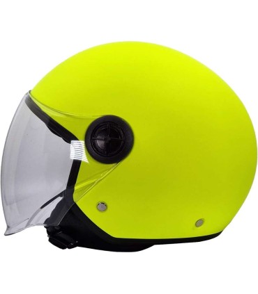 Casque jet BHR 832 MInimal jaune matt