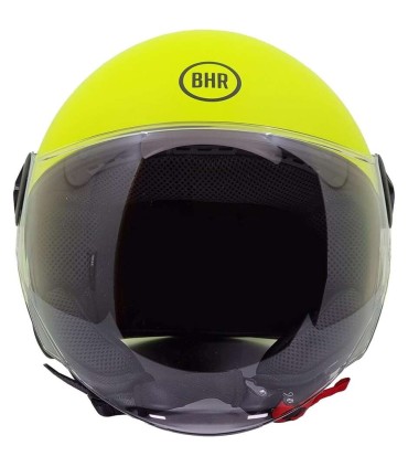 Casco jet BHR 832 MInimal giallo opaco