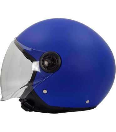 Casco jet BHR 832 MInimal blu opaco