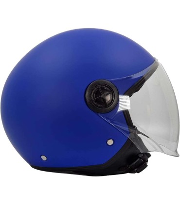 Casco jet BHR 832 MInimal blu opaco