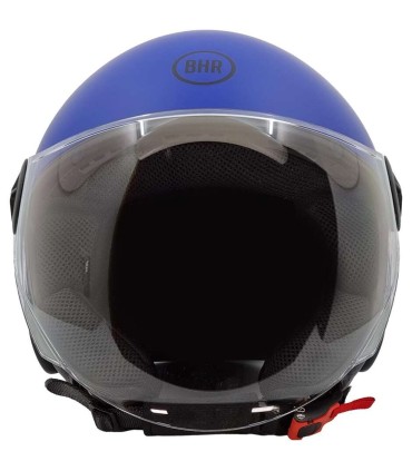 Casco jet BHR 832 MInimal blu opaco