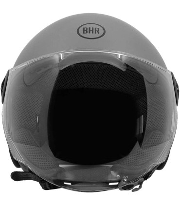 Casco jet BHR 832 MInimal grigio opaco