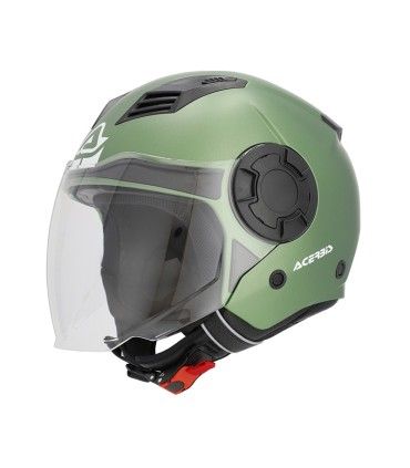 Casco jet Acerbis Vento verde