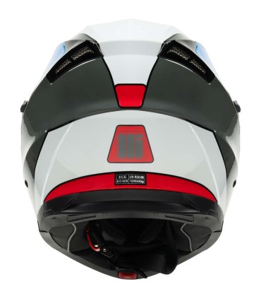 Casco Moto apribile Motocubo 926 blu rosso