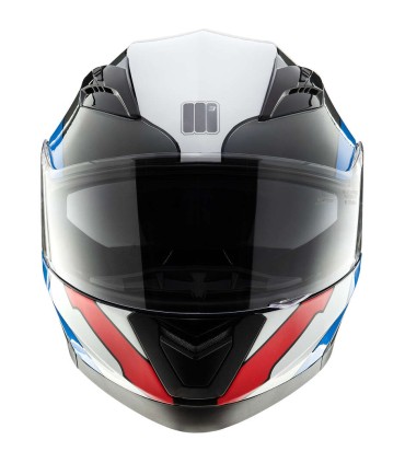 Casque Moto modulable Motocubo 926 bleu rouge