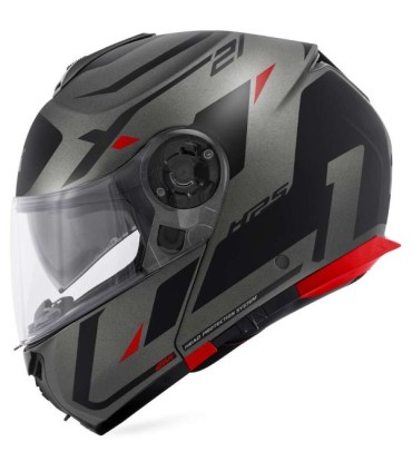 Casque modulaire Givi X.21 Evo Number noir titan rouge