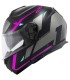 Casque modulaire Givi X.21 Evo Number noir titan pink