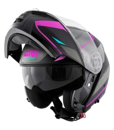 Givi X.21 Evo Number black titan pink helmet