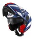 Casque modulaire Givi X.21 Evo Number bleu rouge