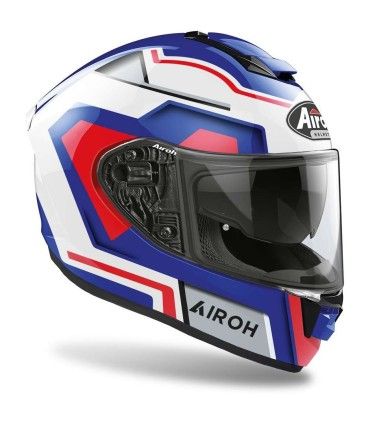 Casque Airoh ST 501 Square bleu rouge