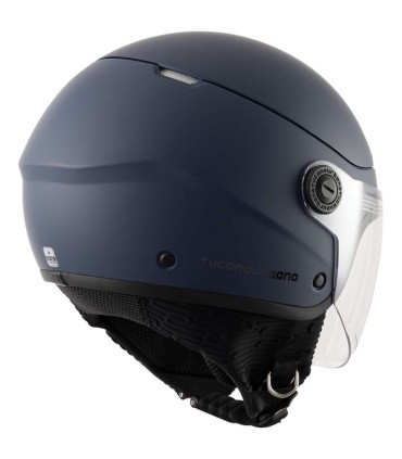 Casco jet Tucano Urbano El Pop blu opaco